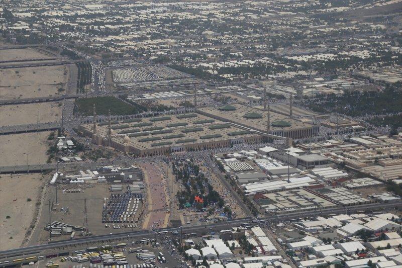 Arafat havadan görüntülendi