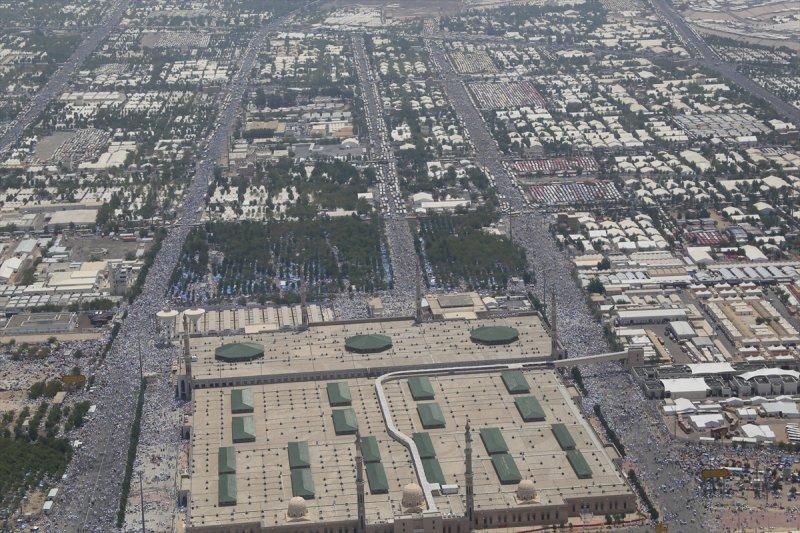 Arafat havadan görüntülendi