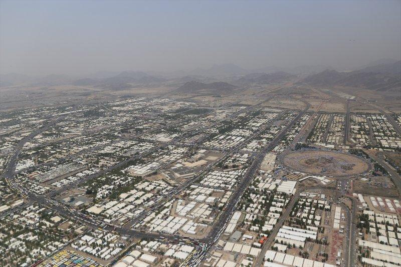 Arafat havadan görüntülendi