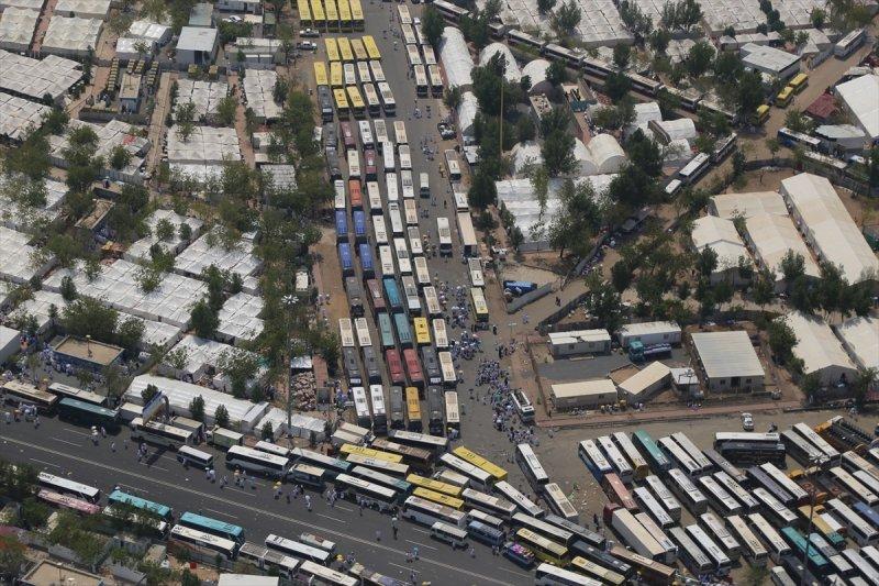 Arafat havadan görüntülendi