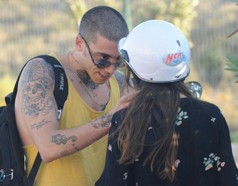 Öykü Karayel ve Can Bonomo tatilde