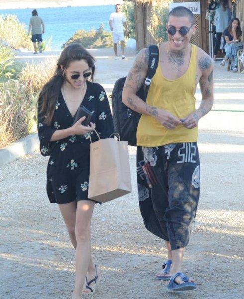 Öykü Karayel ve Can Bonomo tatilde