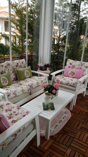 Kış bahçesi dekorasyonu 