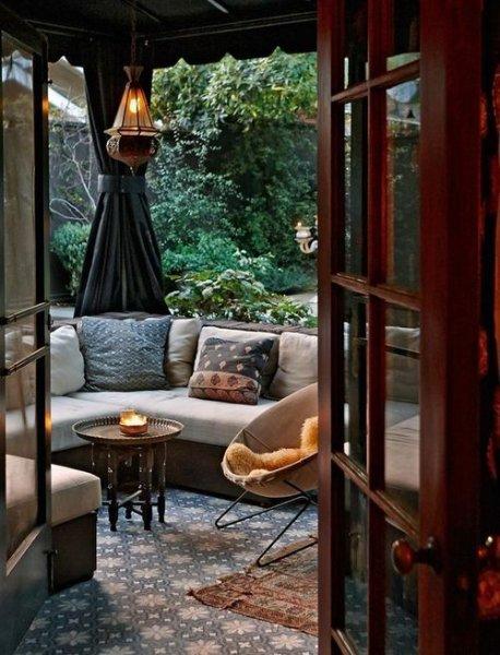 Kış bahçesi dekorasyonu 