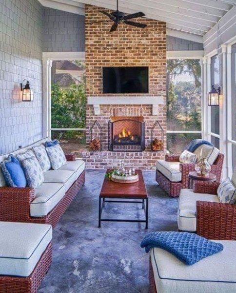 Kış bahçesi dekorasyonu 