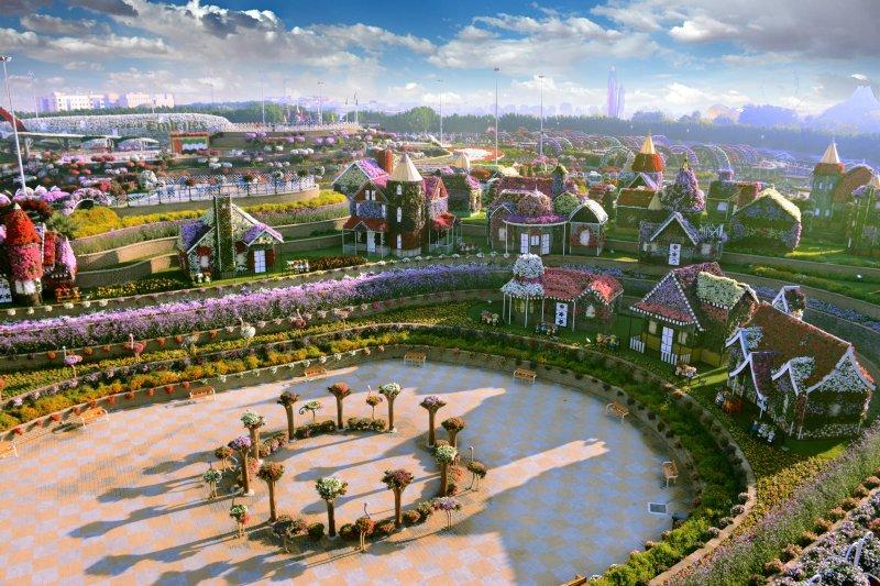 Çölün ortasında çiçek bahçesi: Dubai Miracle Garden