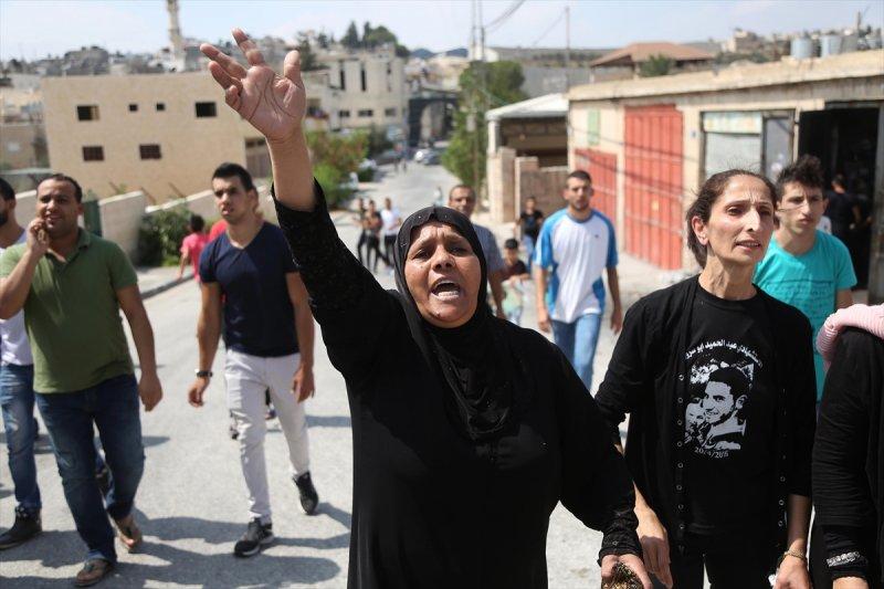 İsrail askerinin Batı Şeria'daki gösterilere müdahalesi