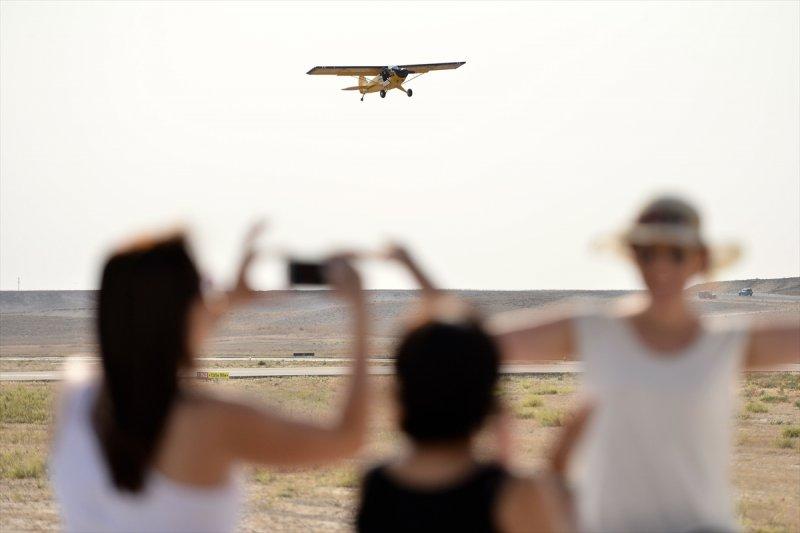 Eskişehir'de akrobasi gösterisi