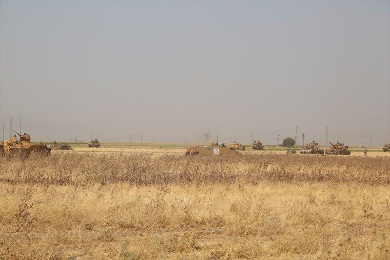 Silopi-Habur bölgesindeki tatbikatın görüntüleri