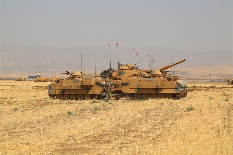 Silopi-Habur bölgesindeki tatbikatın görüntüleri