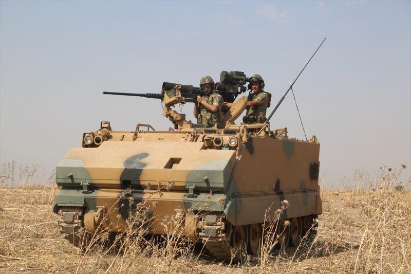 Silopi-Habur bölgesindeki tatbikatın görüntüleri