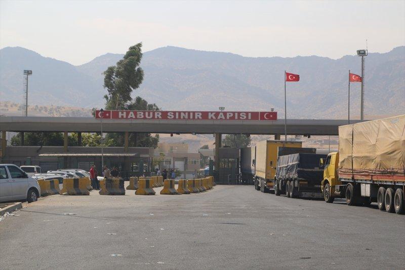 Silopi-Habur bölgesindeki tatbikatın görüntüleri