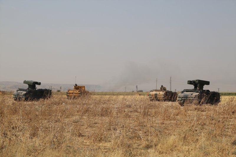 Silopi-Habur bölgesindeki tatbikatın görüntüleri