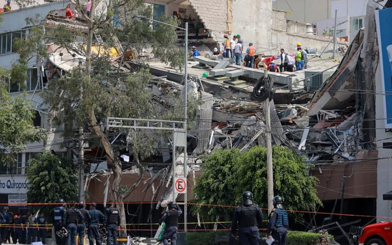 Meksika'daki depremden kareler