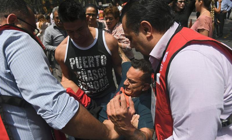 Meksika'daki depremden kareler