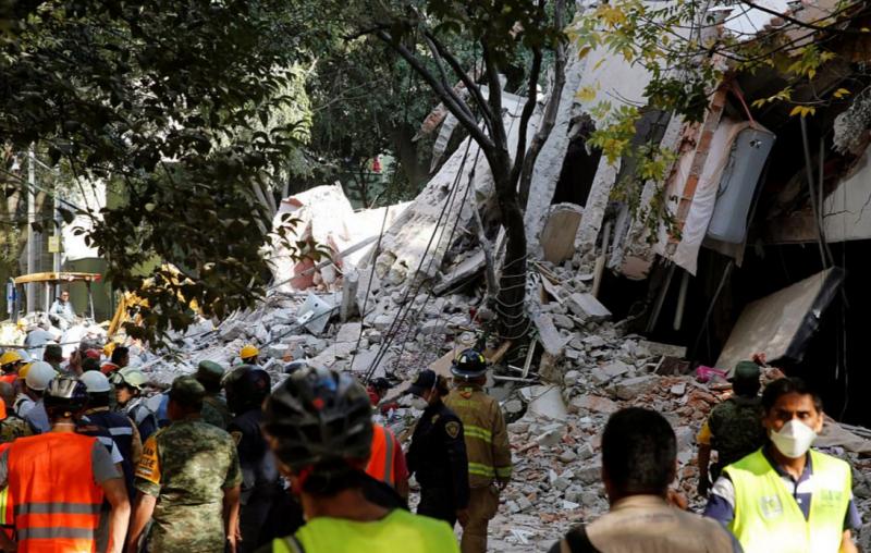 Meksika'daki depremden kareler