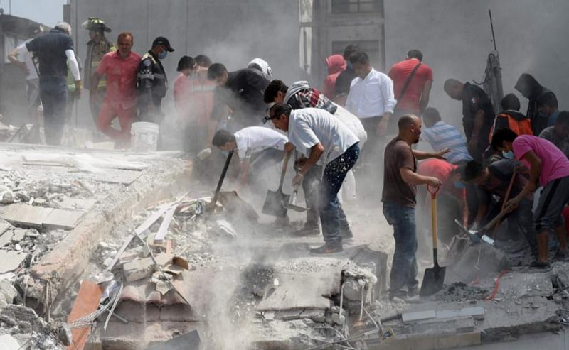 Meksika'daki depremden kareler