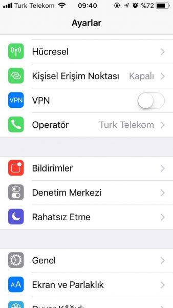 İOS 11'de karanlık ekran sorunu çözüm yolu