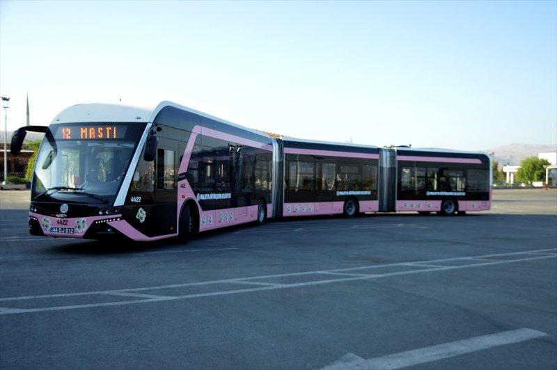 Malatya'da pembe trambüs uygulaması