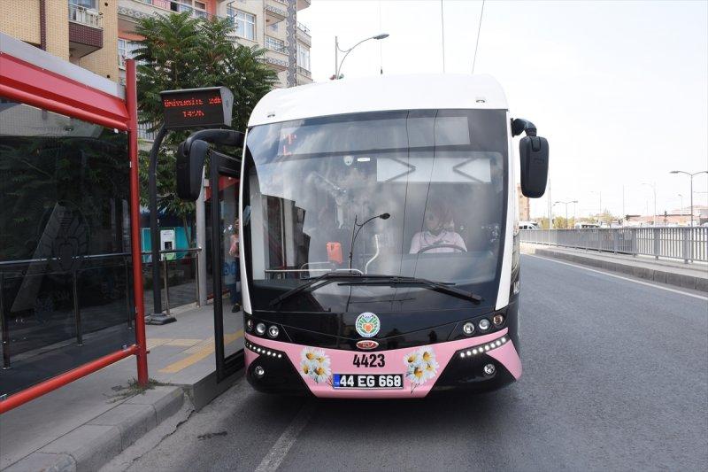 Malatya'da pembe trambüs uygulaması
