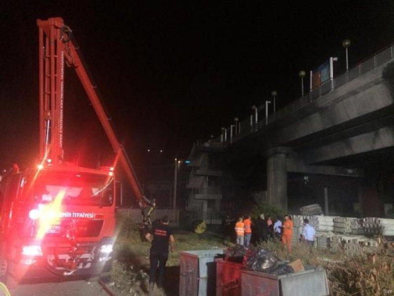 TCDD'de çıkan yangın İZBAN seferlerini vurdu