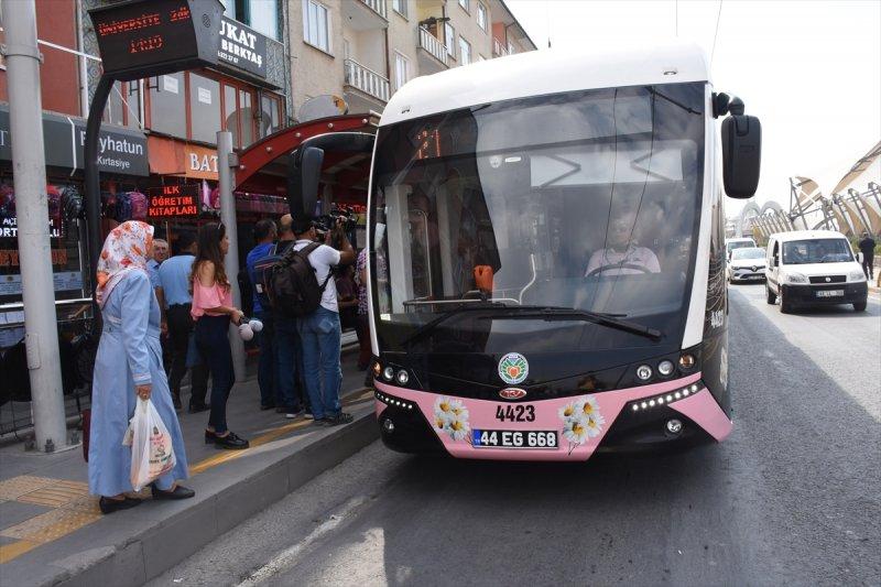 Malatya'da pembe trambüs uygulaması