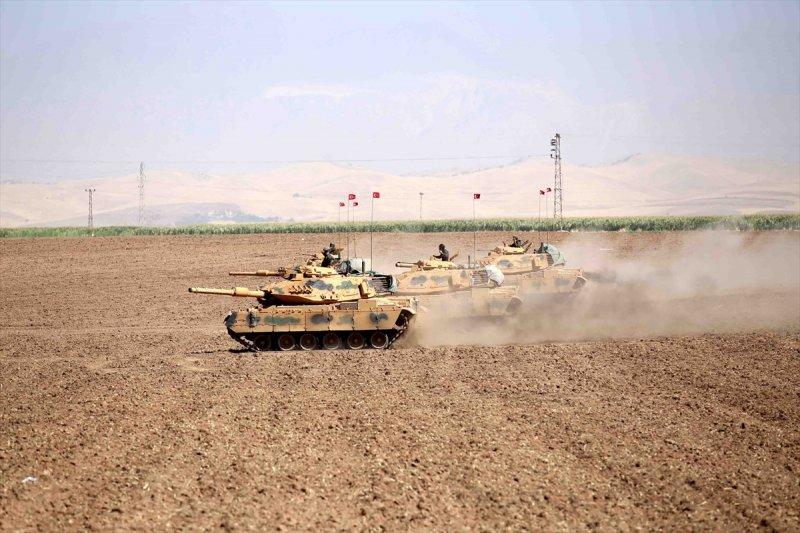 Silopi-Habur bölgesindeki tatbikat altıncı gününde