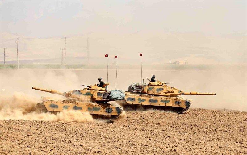 Silopi-Habur bölgesindeki tatbikat altıncı gününde