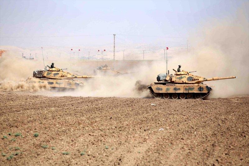 Silopi-Habur bölgesindeki tatbikat altıncı gününde