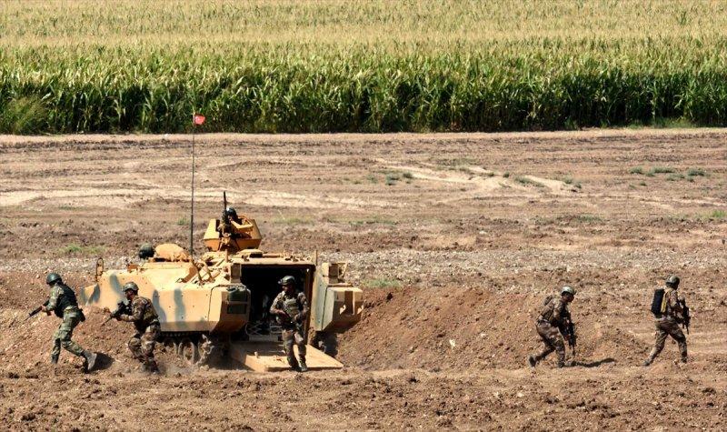 Habur'da hedefe taarruz tatbikatı