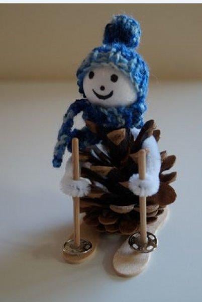 Dekorasyonda kozalak süslemeleri 