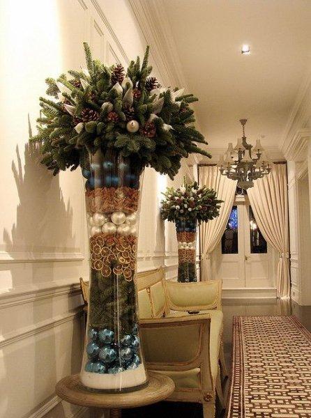 Dekorasyonda kozalak süslemeleri 