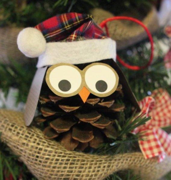 Dekorasyonda kozalak süslemeleri 