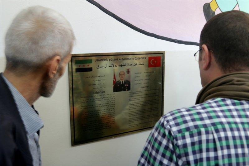 Şehit binbaşının ismi Bab'da okula verildi