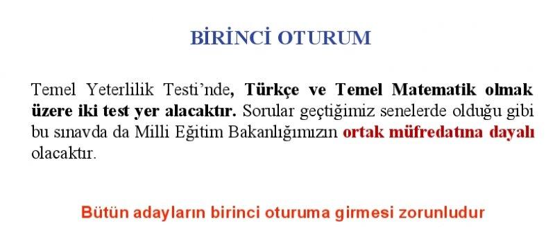 Madde madde Yükseköğretim Kurumları Sınavı