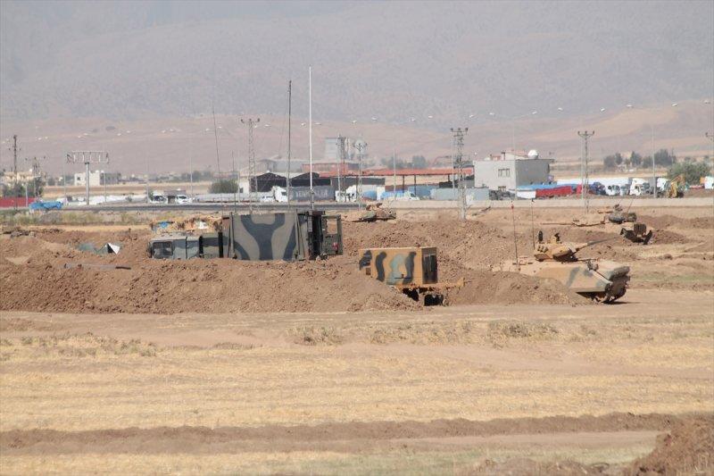 Silopi-Habur bölgesindeki tatbikat sürüyor