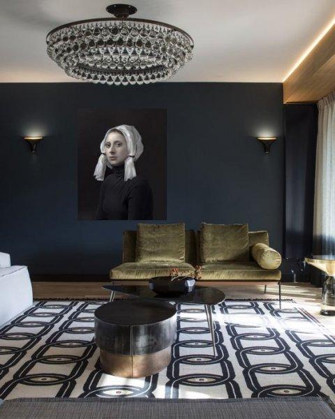 Dekorasyonda koyu duvar renkleri 