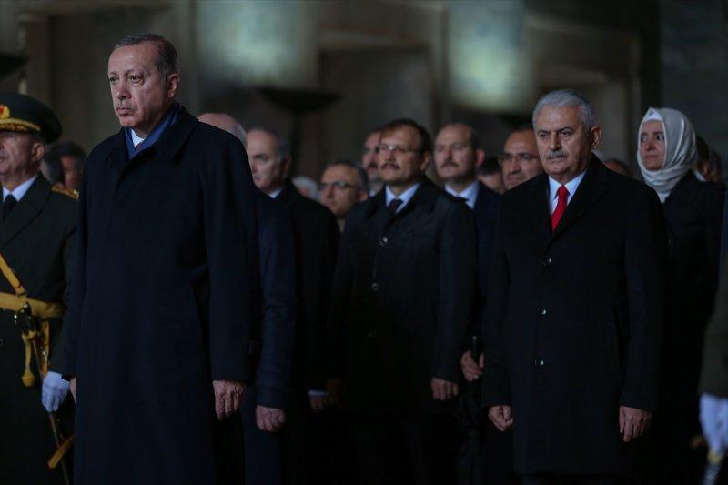 Devlet erkanı Anıtkabir'de