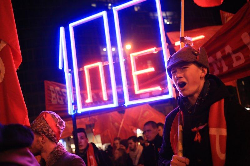 Rusya'da Bolşevik devriminin 100. yılı kutlamaları