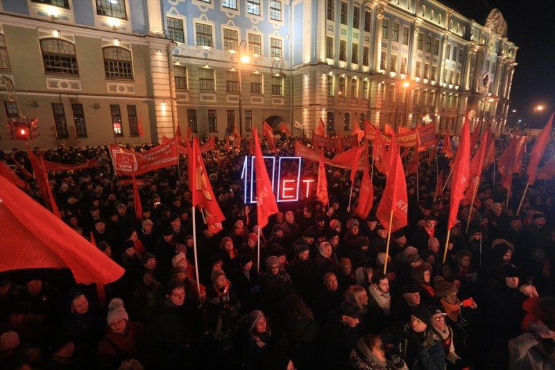 Rusya'da Bolşevik devriminin 100. yılı kutlamaları