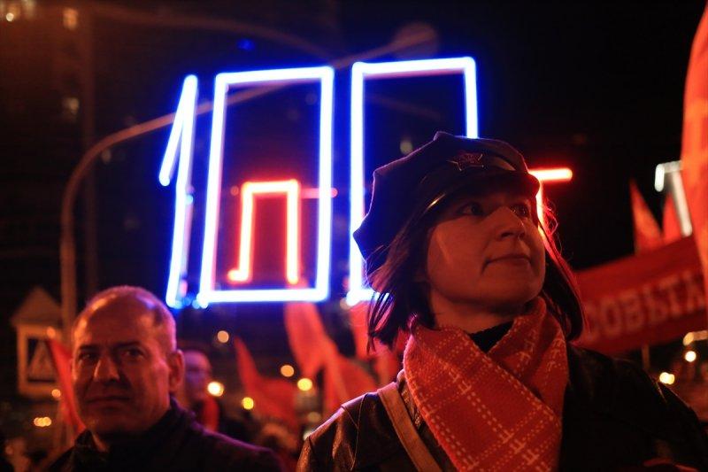 Rusya'da Bolşevik devriminin 100. yılı kutlamaları