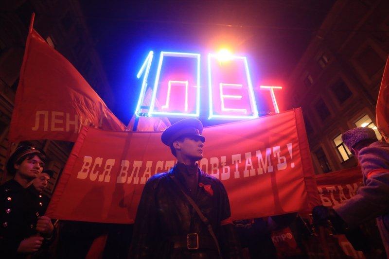 Rusya'da Bolşevik devriminin 100. yılı kutlamaları