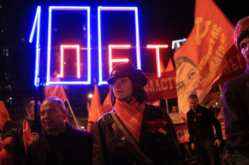 Rusya'da Bolşevik devriminin 100. yılı kutlamaları