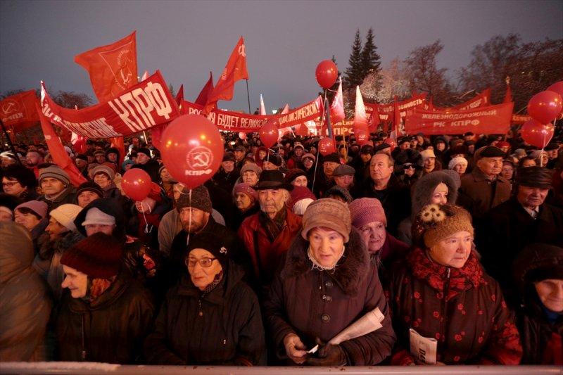 Rusya'da Bolşevik devriminin 100. yılı kutlamaları