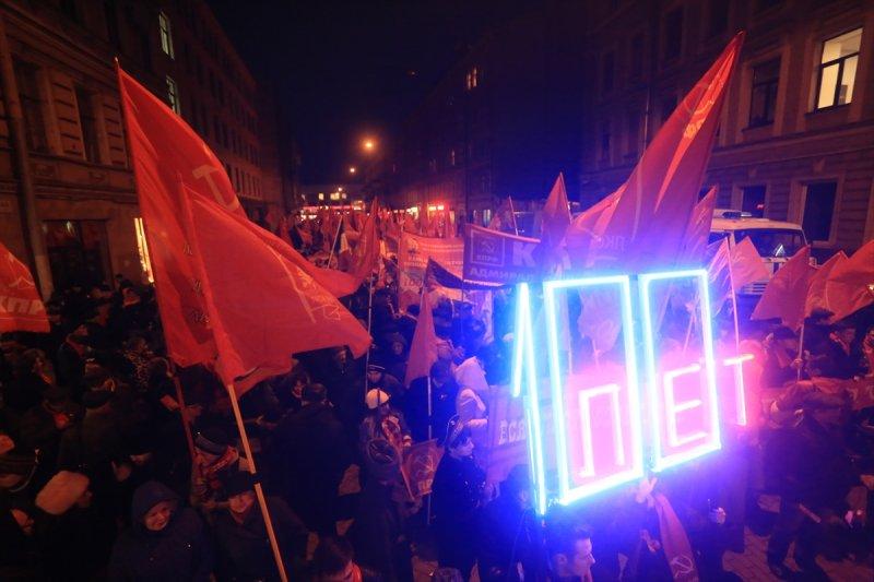 Rusya'da Bolşevik devriminin 100. yılı kutlamaları