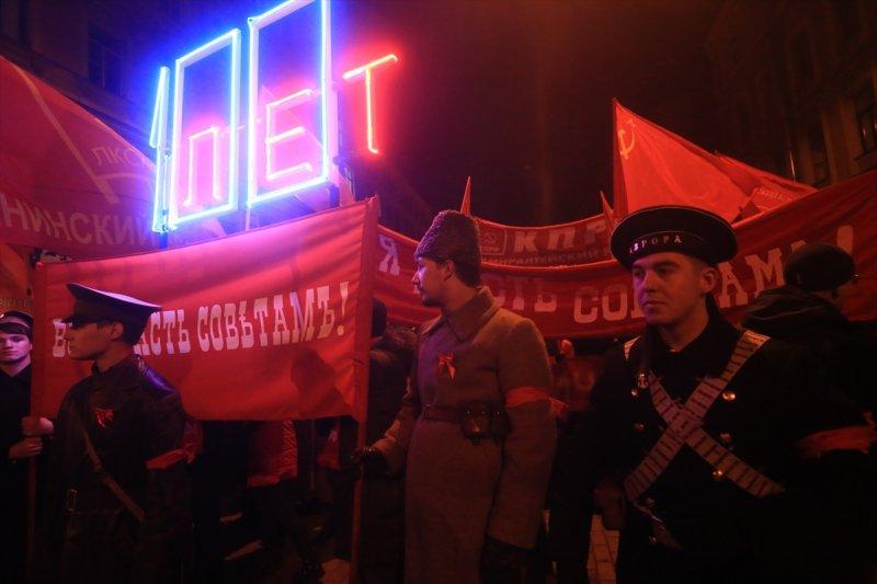 Rusya'da Bolşevik devriminin 100. yılı kutlamaları