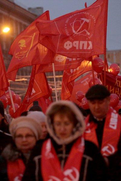 Rusya'da Bolşevik devriminin 100. yılı kutlamaları