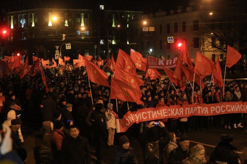Rusya'da Bolşevik devriminin 100. yılı kutlamaları