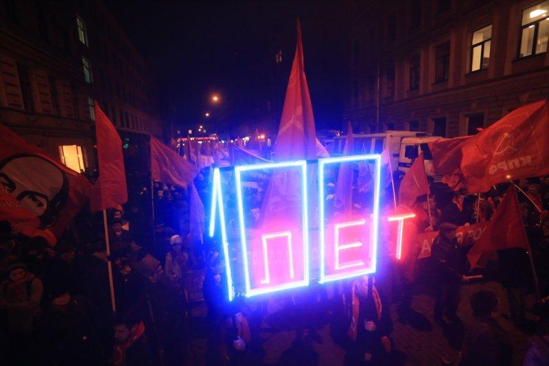 Rusya'da Bolşevik devriminin 100. yılı kutlamaları