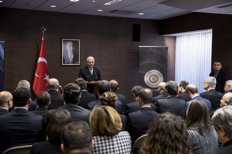 Başbakan Yıldırım New York'ta Atatürk'ü anma törenine katıldı